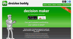 Desktop Screenshot of decisionbuddyapp.com