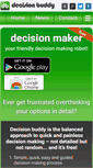 Mobile Screenshot of decisionbuddyapp.com